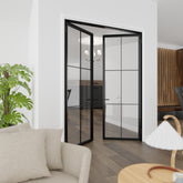 Six Light Double Door